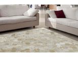 Fellteppich CALO-DELUXE "Scarllet 210" Gr. 3, gold (goldfarben, elfenbeinfarben), B:120cm H:8mm L:170cm, Kuhfell, Leder, Teppiche, Fellteppich, echtes Rinderfell, Wohnzimmer