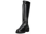 Stiefel NERO GIARDINI "Nero Giardini Stiefel Leder", Damen, Gr. 40, schwarz, Leder, Schuhe Stiefel