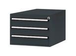 Manuflex Schubladen-Unterbauten, für Werkbank Profi Tiefe 700 mm, anthrazit