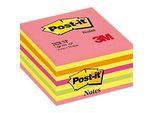POST-IT Haftnotiz Würfel, 76 mm x 76 mm, neonpink