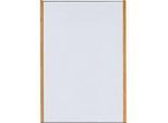 moedel Wandschild LMH, DIN A3, Hochformat, Holz- und Aluminiumrahmen, Klebe- oder Schraubmontage, B 308,5 x H 422,5 mm, silber/Eiche