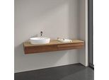Villeroy und Boch Antao Waschtisch-Unterschrank K15151HM 160x19x50cm, Hahnlochbohrung, Waschbeckenplattenfarbe honey oak, warm walnut