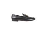 Eleanor Leather Loafers With Gold Accent - Gr. 10 - in Schwarz