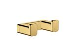 hansgrohe Doppelhaken AddStoris Wandmontage, Metall, polished gold optic (41755990)