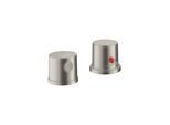 hansgrohe Fertigmontageset Axor Uno 2-L-W-Ran-Arm, m Thermostat, Edelstahl-Optik (38480800)