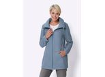 Fleecejacke CLASSIC BASICS, Damen, Gr. 38, blau (hellblau), 100% Polyester, unifarben, Jacken Fleecejacke