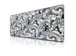 Titanwolf Gaming Mauspad XXXL 1200x400 mm, Speed Mousepad, große Schreibtischauflage, abwaschbar, rutschfest, Kois Motiv