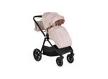 Cangaroo Kombikinderwagen Celebrity 2 in 1 Stoßdämpfer PU-Rollen Wickeltasche rosa