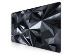 Titanwolf Gaming Mauspad XXXL Speed Gaming Mousepad 1200x600 mm, Deskpad, rutschfest & abwaschbar, für Speed & Präzision, Black Crystal