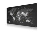 Titanwolf Gaming Mauspad XXXL 1600x800 mm, Speed Mousepad, Weltkarte deutsch, rutschfest, abwaschbar