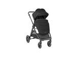 Kikka boo Kombikinderwagen Ava 3 in 1 Babywanne, Babyschale, Gummiräder, Tasche schwarz
