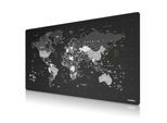 Titanwolf Gaming Mauspad XXXL 1600x800 mm, Speed Mousepad, Weltkarte Motiv, rutschfest, abwaschbar