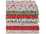 Patchwork- und Quiltpaket "Wichtel", grau-color