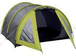 Tunnelzelt EXPLORER "Mallorca 3", grau (grau, grün), Zelte, B/H/L: 210cm x 120cm x 295cm, B:210cm H:120cm L:295cm