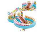 INTEX 57149NP - Planschbecken - Candy Zone (295x191x130cm) aufblasbar Kinderplanschbecken Playcenter