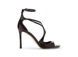 Jimmy Choo Sandalen - Azia95 Sandals With Squared Open Toe And Ankle Str - Gr. 36,5 (EU) - in Schwarz - für Damen