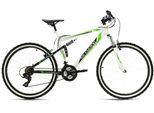 Mountainbike KS CYCLING "Scrawler" Gr. 51, weiß (weiß, weiß), Fahrräder, Herren, 51cm, 26 Zoll (66,04cm), für Herren, Kettenschaltung