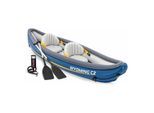 INTEX 68389N Kajak Wyoming C2 2-Personen Schlauchboot 302x89x53cm inkl. Paddel