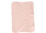 Babydecke BIEDERLACK "Babydecke Cotton", rosa (rose), B:75cm L:100cm, Baumwolle, Wohndecken, Babydecke, 75 x 100, mit Zierstich