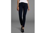 Skinny-fit-Jeans ARIZONA "Ultra-Stretch", Damen, Gr. 76, K + L Gr, blau (rinsed), Denim/Jeans, Obermaterial: 74% Baumwolle, 24% Polyester, 2% Elasthan, Basic, extraeng lang, Jeans, extra-enger Beinverlauf, normale Leibhöhe, mit Eingrifftaschen