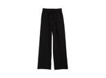 TOM TAILOR DENIM Damen Straight Scuba Hose, schwarz, Uni, Gr. M