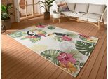 Outdoorteppich HANSE HOME "Tropical Dream", bunt (creme,bunt), B:240cm H:3mm L:340cm, Polyester, Polypropylen (PP), Teppiche, Outdoorteppich, In-& Outdoor, Teppich, Wetterfest, Balkon, Garten, Wohnzimmer, Floral