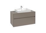 V&B Waschtischunterschrank Collaro 100x54,8x50cm, WT mittig, wine red ; Villeroy & Boch (C01900AH)