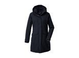Parka KILLTEC "KOW 18 WMN PRK", Damen, Gr. 42, schwarz, Obermaterial: 100% Polyester.Futter: 100% Polyester.Füllung: 100% Polyester, Jacken Parka, Wasser- und winddichter Parka, atmungsaktiv, verstellbare Details