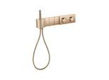 hansgrohe Fertigmotageset Sel. Axor Edge UP-Thermostat, 3 Verb, Dia.Schl, pol. r gol (46711300)