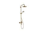 hansgrohe Showerpipe Axor Montreux m TH, Kopfbrause, 240mm, 1j, brush. bron (16572140)