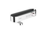 hansgrohe Badewannenthermostat ShowerTablet Sel. 400 412x115mm, AP, 2 Verbraucher, chrom (24340000)