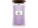 Woodwick Lavender Spa geurkaars met een houten lont 609.5 g