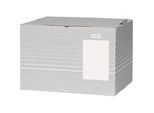 Elba Archivcontainer Tric, bis A4, Frontklappe, B 473 x T 325 x H 360 mm, Wellpappe, grau, 10 Stück