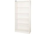 Schäfer Shop Select Stahlregal MS iCOLOUR, 5 Ordnerhöhen, B 950 x T 400 x H 1935 mm, weiss RAL 9003