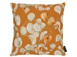 Dekokissen APELT "3400", orange (orange, beige, bedruckt), B:39cm H:5cm L:39cm, Baumwolle, Polyester, Dekokissen_Sitzkissen_Kissenhüllen