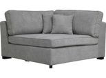 Sofa HOME AFFAIRE "Skara XXL", grau (hellgrau), B:130cm H:86cm T:130cm, 100% Polyester, Sofas, Sofa-Element, Eckelement zur individuellen Polstergarnitur-Gestaltung