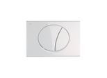 Mepa Betätigungsplatte Toilette MEPAsun weiß 2-Mengen Typ A31/B31 245x165 mm