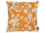 Dekokissen APELT "3400", orange (orange, beige, unifarben), B:49cm L:49cm, Obermaterial: 75% Polyester, 25% Baumwolle, Dekokissen_Sitzkissen_Kissenhüllen