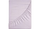 Spannbettlaken CASATEX "Jersey-Elasthan", lila (erica), 1 Stk., Jersey, 90-100x200-220 25cm, Jersey, Obermaterial: 96% Baumwolle, 4% Elasthan, Bettlaken, Spannbettlaken, mit Elasthan