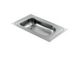 KWC Aquarotter Babybadewanne, CAMPUS, Edelstahl, 915x550x150 mm, Einlegemontage, 2000090029 2000090029