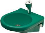 KWC Aquarotter Augendusche, Kst., mit Wasserauffang, grün, 2000101103 2000101103