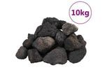 VidaXL Lavagranulat Schwarz 5-8 cm 10 kg