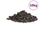 VidaXL Vulkangestein Schwarz 1-2 cm 10 kg
