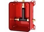KWC Aquarotter Rohbauset, F3, Systembox R3, duschen, Warm- und Kaltwasser, 2030036141 2030036141