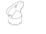 KWC Aquarotter Montageschlüssel, F5, für Luftsprudler Bauform SLIM, 2030041329 2030041329