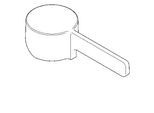 KWC Aquarotter Hebelkappe, F5, Hebel 70 mm, 2030041380, 2030041380 2030041380