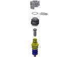 KWC Aquarotter Thermoelement, n.steig. Spindel, LABS-konform, 2030050500, 2030050500 2030050500