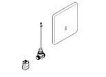 KWC Aquarotter Urinalspülarmatur, F5, elek., DN15, UP, Umrüstung AQUAMAT+TRONIC, Batt., 2030063777 2030063777