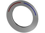 KWC Aquarotter Rosette, F5, Kunststoff, mit Farbmarkierung, 2030068479, 2030068479 2030068479