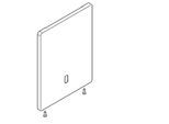 KWC Aquarotter Edelstahlabdeckplatte, F5, 190x245 mm, Sensorhalterung, 3600008854, 3600008854 3600008854